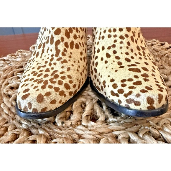 Matisse Women's Commodore Calf Hair Mule Heels – Size 7.5M – Animal Print – Leat - Picture 8 of 13